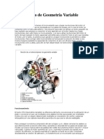 Turbo de Geometría Variable