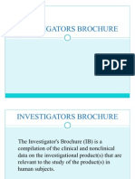 Investigators Brochure 