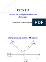 Lecture 24 Oblique Incidence On Dielectrics