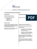 An Overview of Bill 22 - Education Improvement Act: Comparing Class Size and Composition