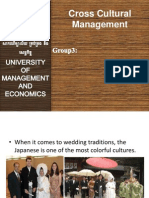 Cross Cultural Management: Group ១ 1