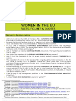 European Women's Lobby Press Briefing Women in The EU - Some Facts and Figures 2012