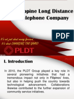 Philippine Long Distance Telephone Company: It's Not Just About Moving Forward. It'S About Changing The Game!