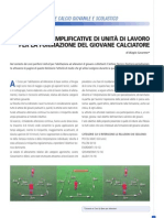 Proposte Esemplificative Di Unità Di Lavoro Per La Formazione Del Giovane Calciatore