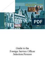 Guide To Foreign Service Officer Selection Process