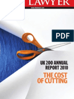 UK 200 Annual Report 2010 - The Cost of Cutting (The Lawyer Aug11)