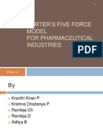 Porter'S Five Force Model For Pharmaceutical Industries