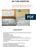 Nasogastric Tube Insertion