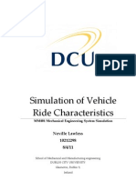 Simulation of Vehicle Ride Characteristics