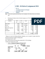 IGNOU MBA MS - 04 Solved Assignment 2011