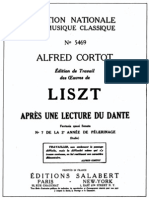 Cortot - Liszt - Dante Sonata