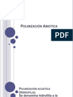 Polinización Abiotica