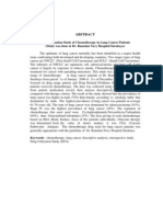 Drug Utilization Study of Chemotherapy in Lung Cancer Patients (Study Was Done at Dr. Ramelan Navy Hospital Surabaya)