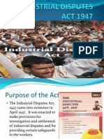 Industrial Disputes Act 1947