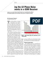 (AMW9907) Computing The LO Phase Noise Requirements in A GSM Receiver