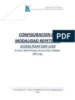 DAP-1150 Configuracion en Modalidad Repetidor