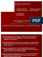 Branches of Linguistics