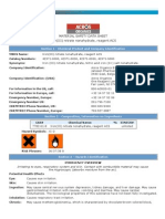 Material Safety Data Sheet Iron (III) Nitrate Nonahydrate, Reagent ACS