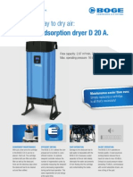 The Smart Way To Dry Air: BOGE Absorption Dryer D 20 A