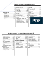 2012 Traverse Owner's Manual