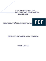 Base Legal Telesecundaria Oficio