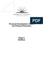 Pdhpe Syllabus 2010