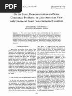 O'Donnell, G. (1993) - On The State, Democratization and Some Conceptual Problems