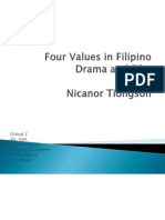 Four Values in Filipino Drama and Film