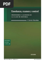 Enseñanza, Examen y Control