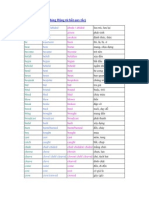 IRREGULAR VEBS (Bảng Động từ bất quy tắc)