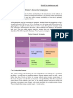 Porter's Generic Strategies