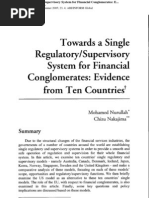 READ - Towards A Single Regulatory Supervisory System For Financial Conglomerates