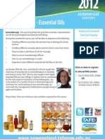 Aromatherapy 1 - Essential Oils: Courses Commercial