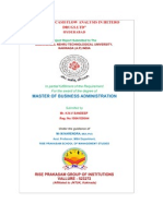 "A Study On Cash Flow Analysis in Hetero Drugs - LTD": Master of Business Administration