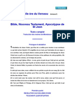 Apocalypse de Saint Jean Texte Complet