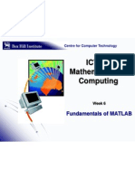 W6 MATLAB Fundamentals