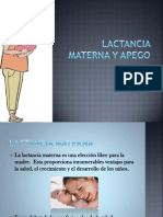 Lactancia Materna y Apego