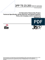 23.203-940 Policy and Charging Control Architecture