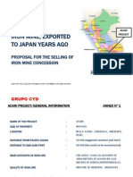 Acari Iron Ores Noe Proposal Selling Peru Noe