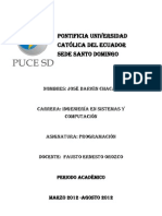 Informe de Diagrama de Flujo