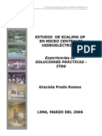 Estudio de Scaling-Up en Micro Centrales Hidroeléctricas - Experiencias de Soluciones Prácticas