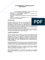 Aux-Cuidados de La Enfermeria en La Admin Is Trac Ion de Medicamentos