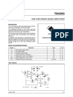 Amplificador 20W RMS TDA2003 Con Placa PCB