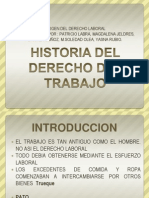 Historia Del Derecho Del Trabajo Con Nombres