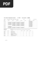 RPT Time Table Student