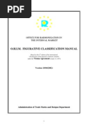 O.H.I.M. Figurative Classification Manual: Office For Harmonisation in The Internal Market