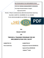 Sri Sharada Institute of Indian Management-Research: THE Project Report ON "