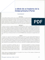 Autismo Como Efecto de Un Trastorno de La Intersubjetividad Primaria (I)