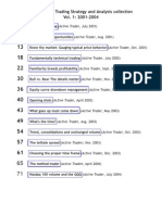 Thom Hartle - Active Trader Magazine - Trading Strategies Analysis Collection Vol1