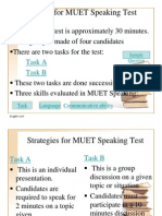 Muet Speaking Strategies